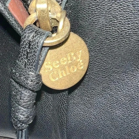 See by Chloe Masha Bootie in Black Leather-Size 8 1/2 - Picture 5 of 7